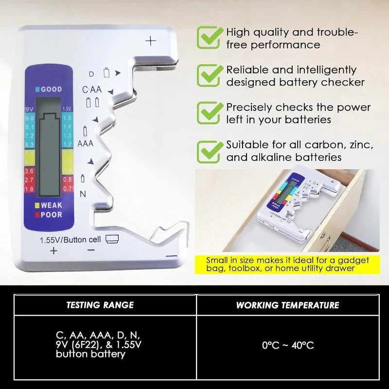 Pocket Power Battery Checker